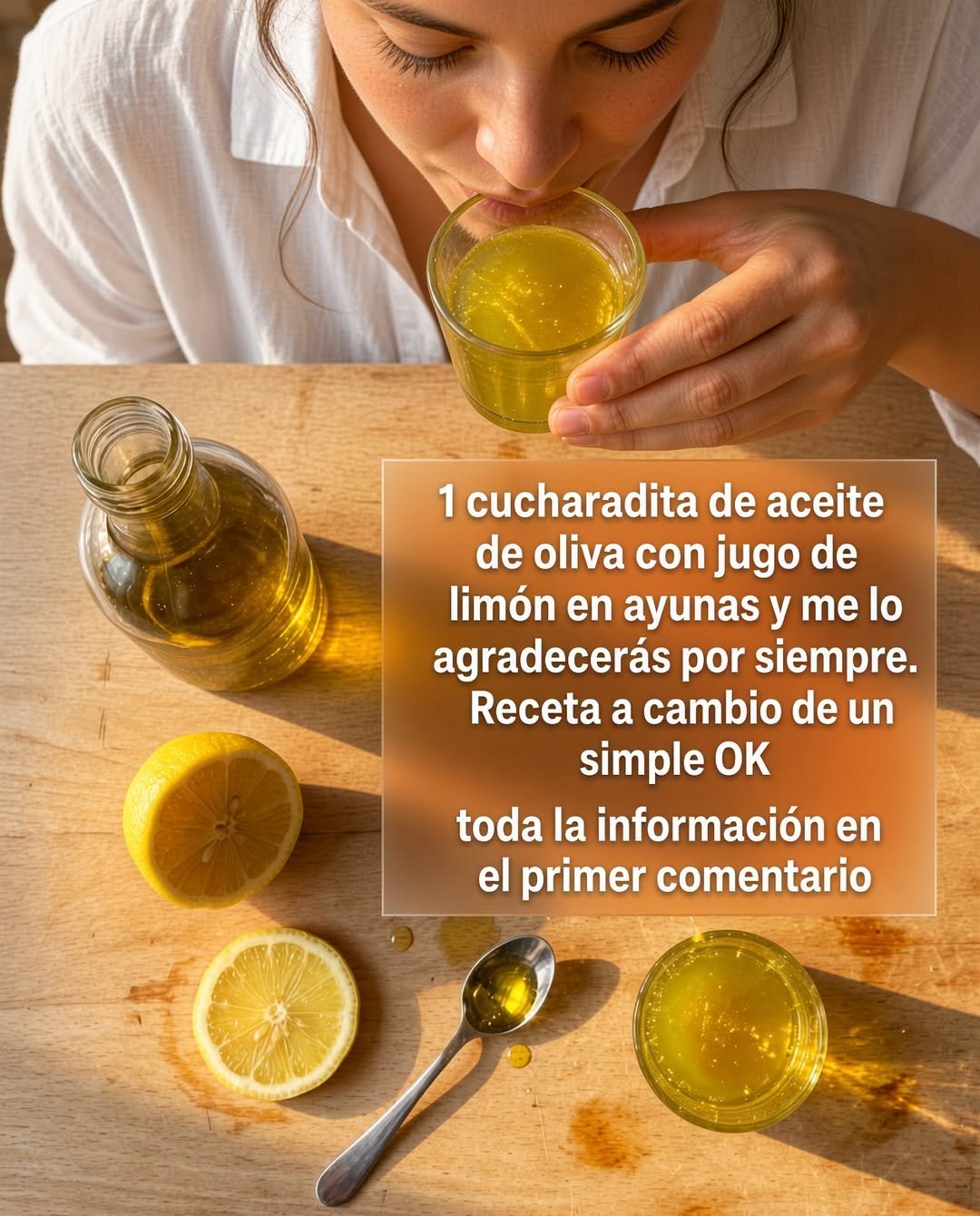 Aceite de oliva y limón