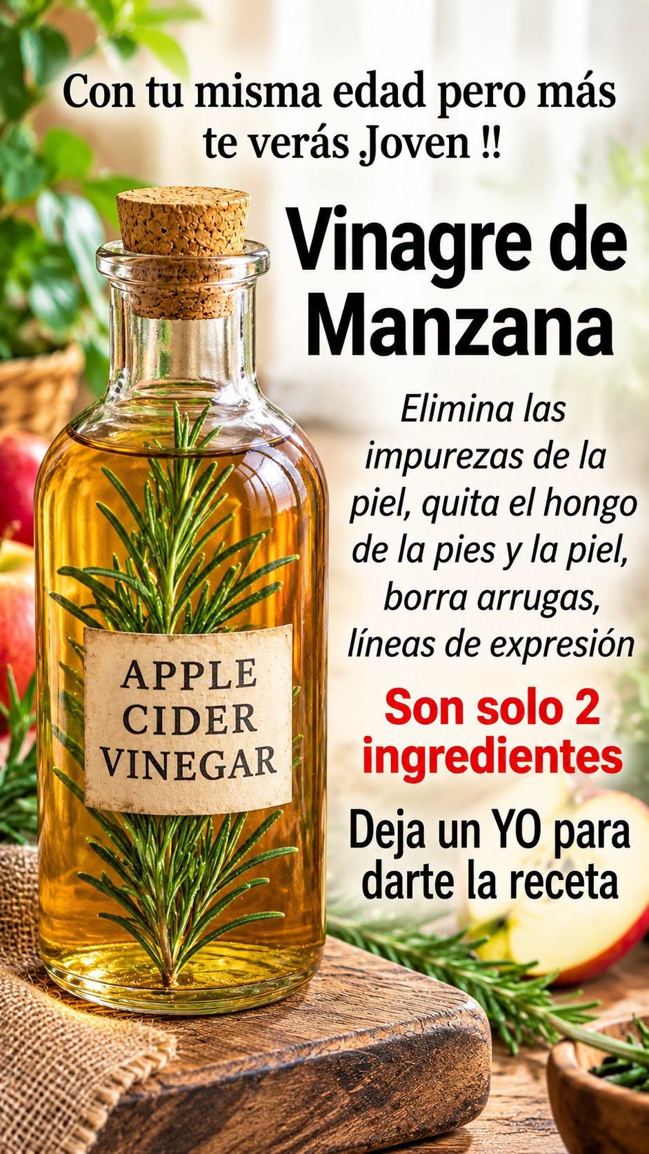 Vinagre de manzana en ayunas