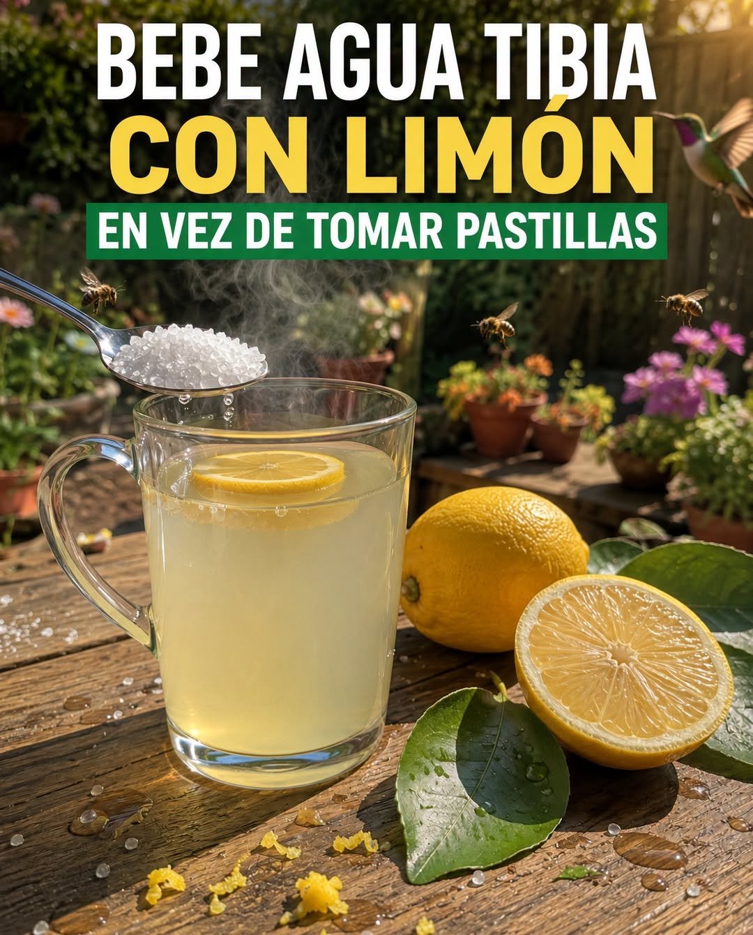 Agua Tibia con Limón