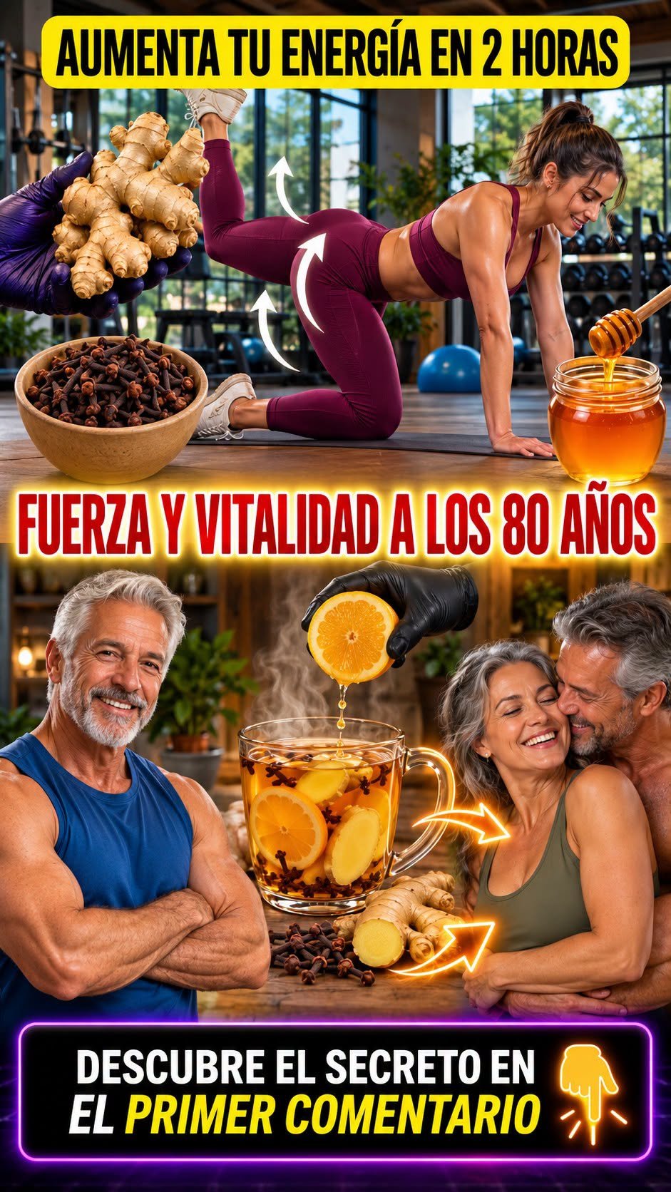 Infusión de Jengibre Clavo y Miel
