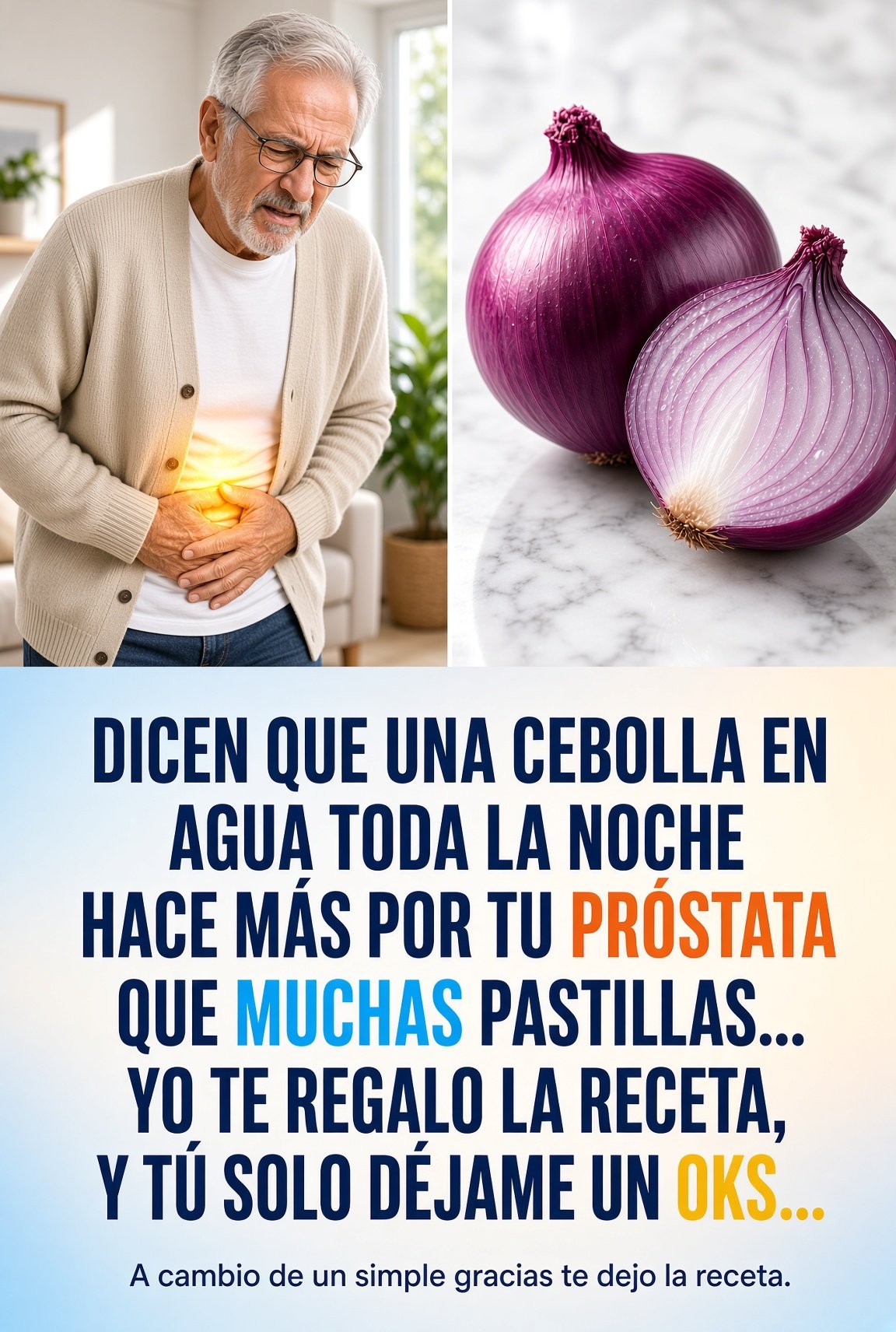 Cebolla en agua