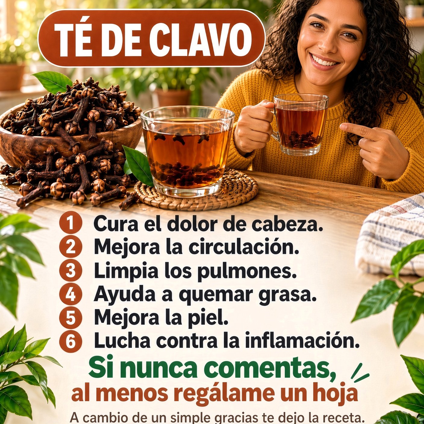 Té de clavo de olor