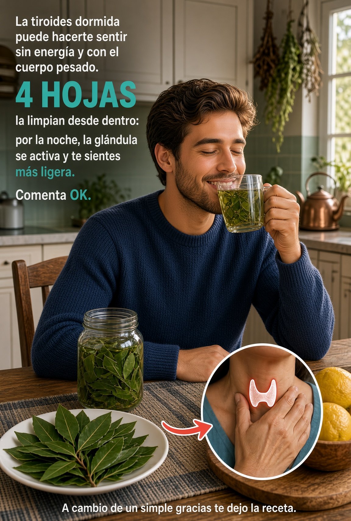 Batido nutritivo para la salud de la tiroides