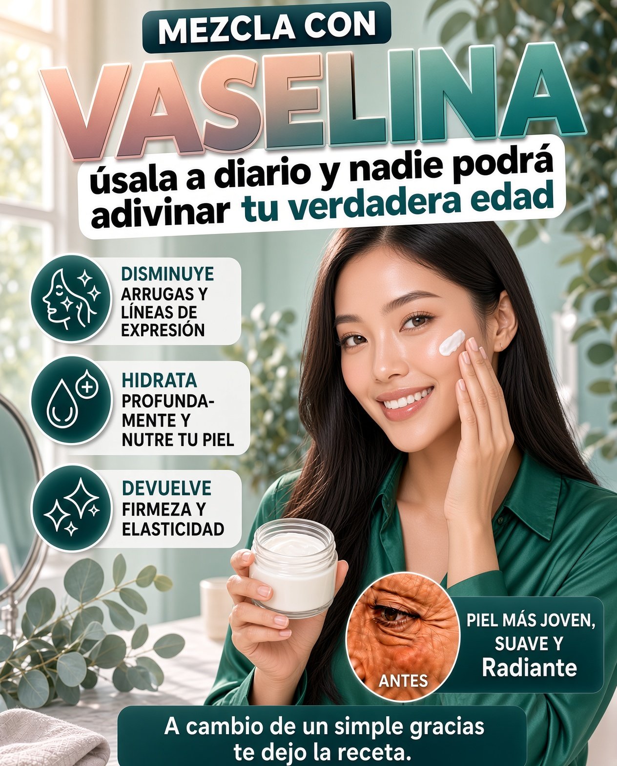 Crema Casera con Vaselina Aceite para Bebé y Aloe Vera
