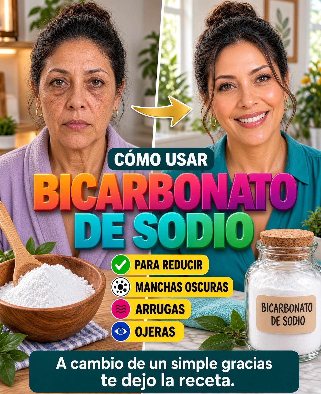 Beneficios y riesgos del bicarbonato de sodio en la piel