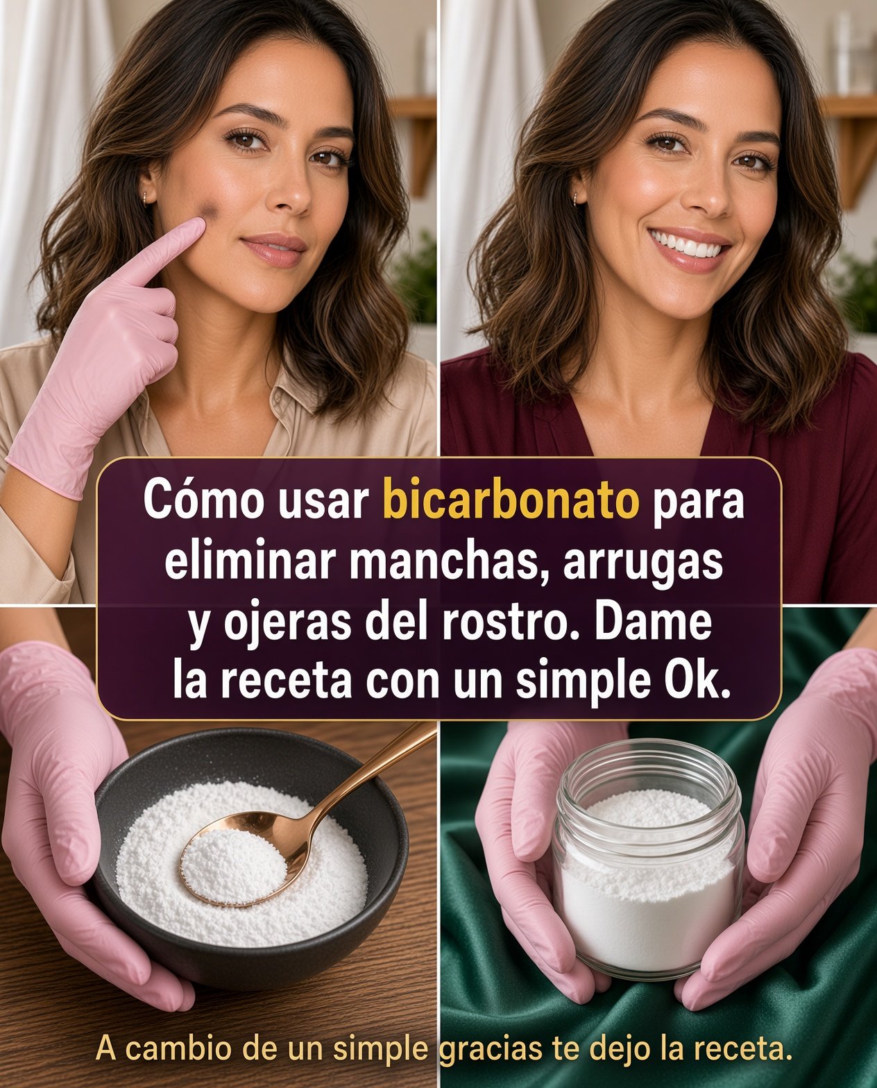 Uso de bicarbonato de sodio en la piel