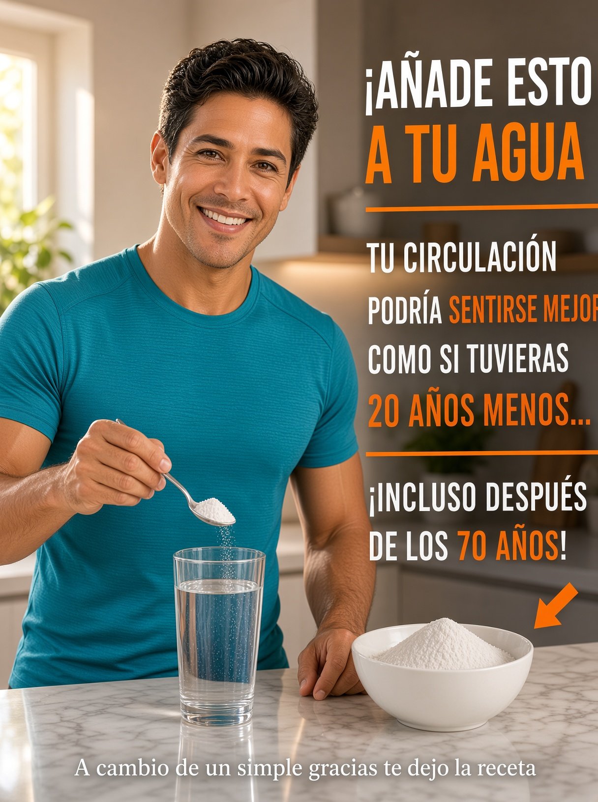 Hidratación con agua y minerales