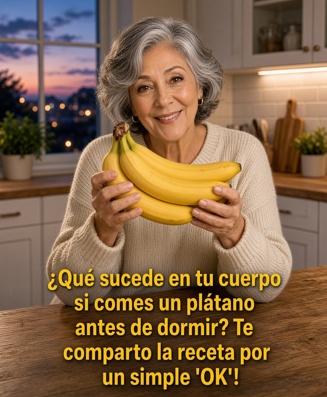 Plátano y batido saludable