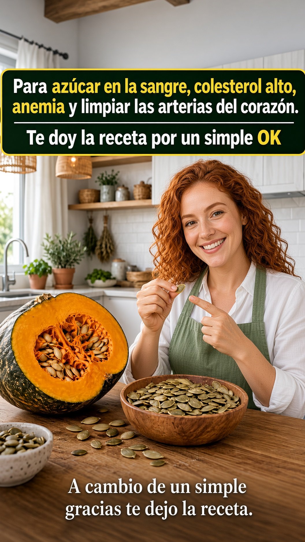 Auyama en la mesa