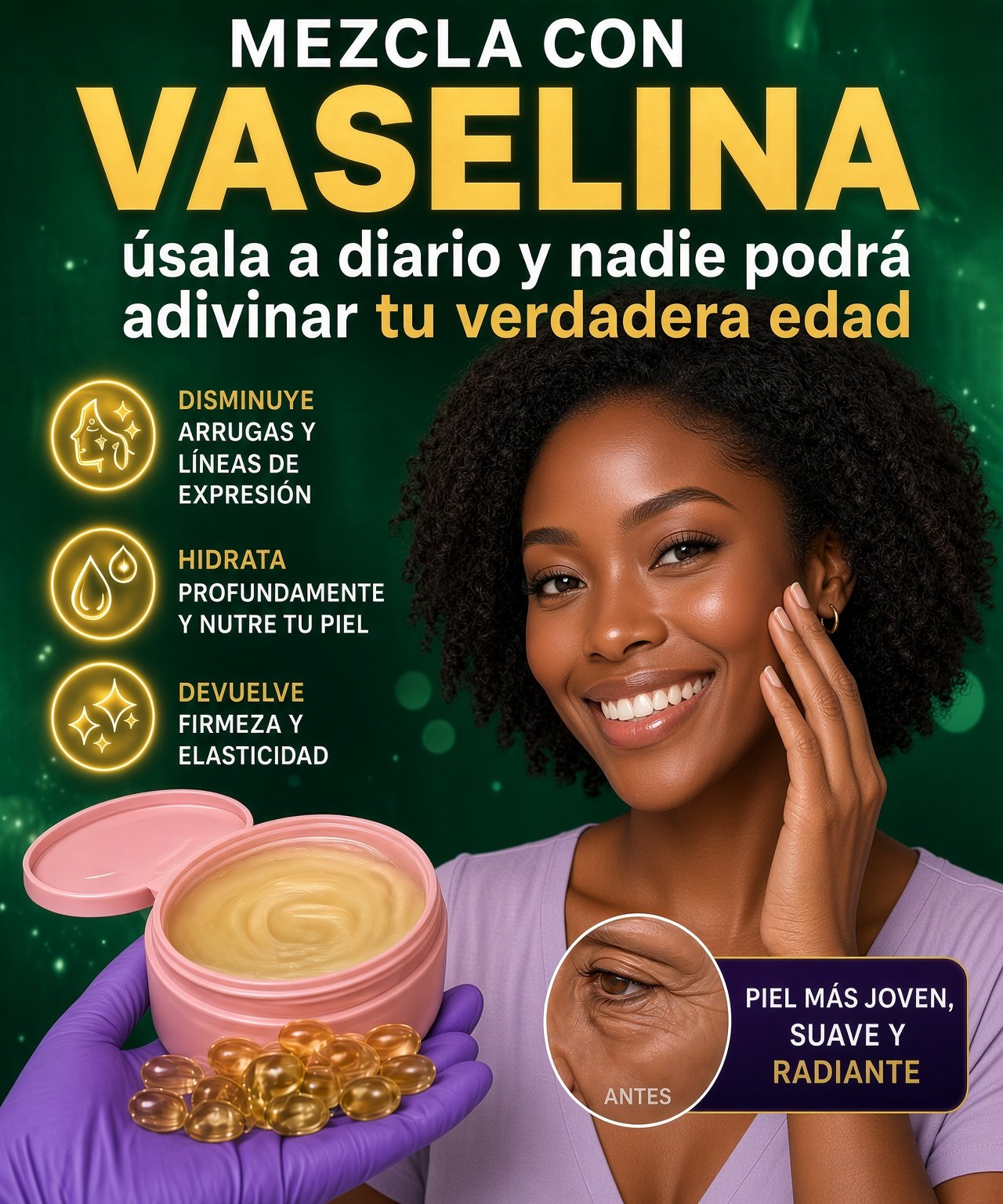 Pomada casera de vaselina y vitamina E