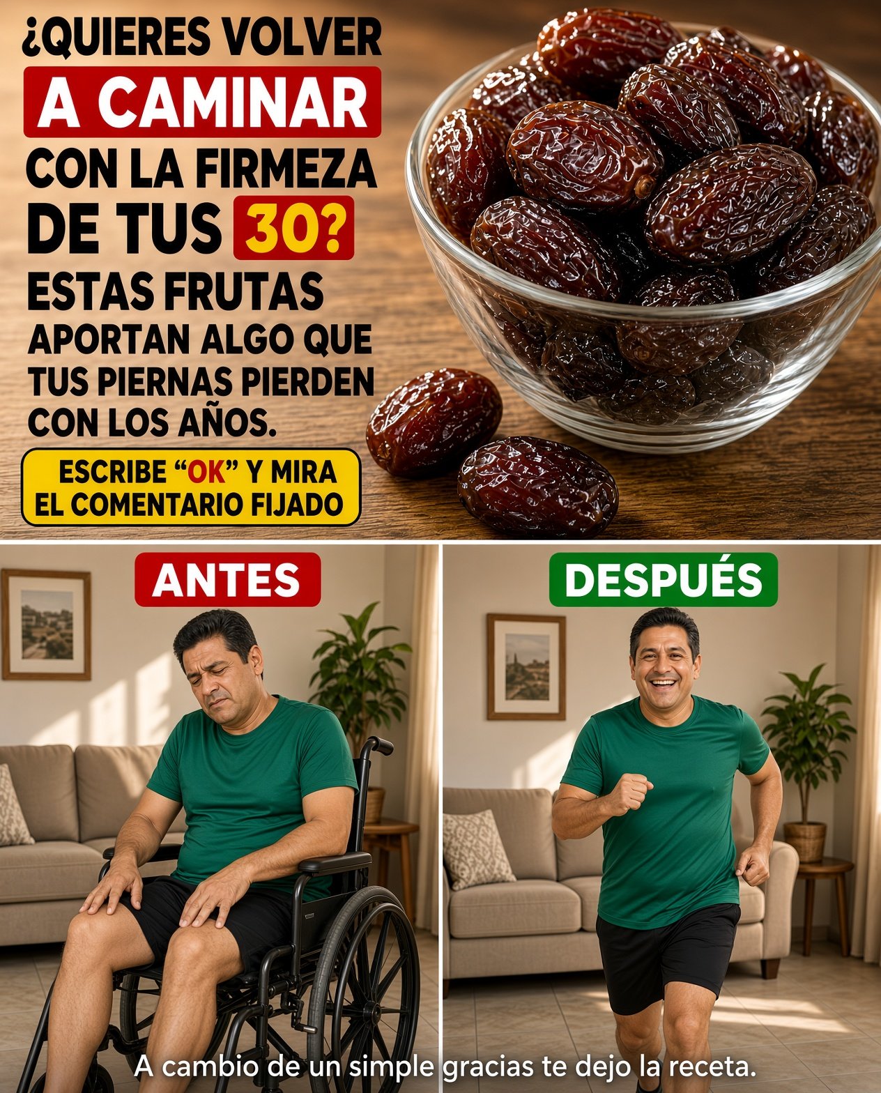 Deliciosa receta de dátiles
