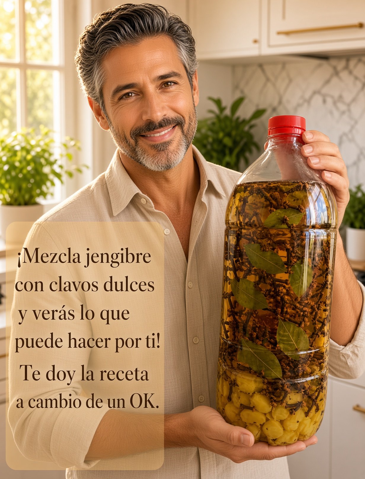Imagen de té de jengibre con clavo
