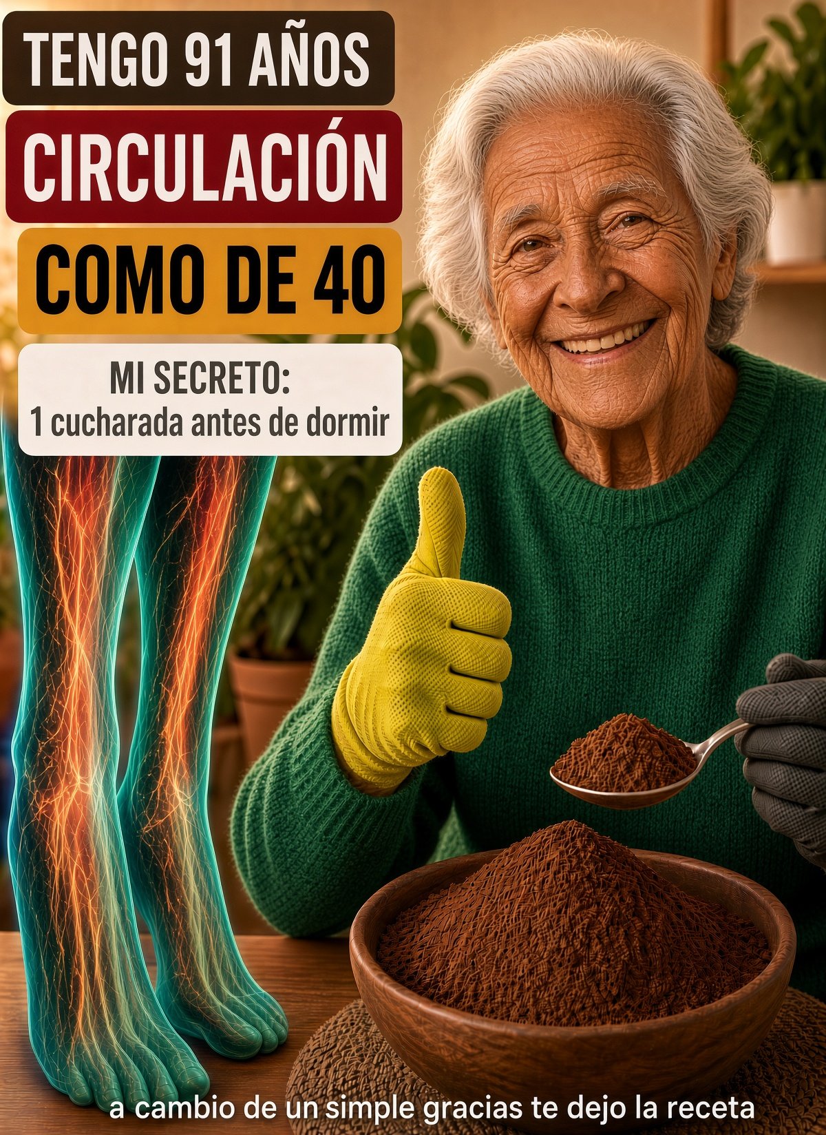 Infusión Nocturna para Piernas Ligeras