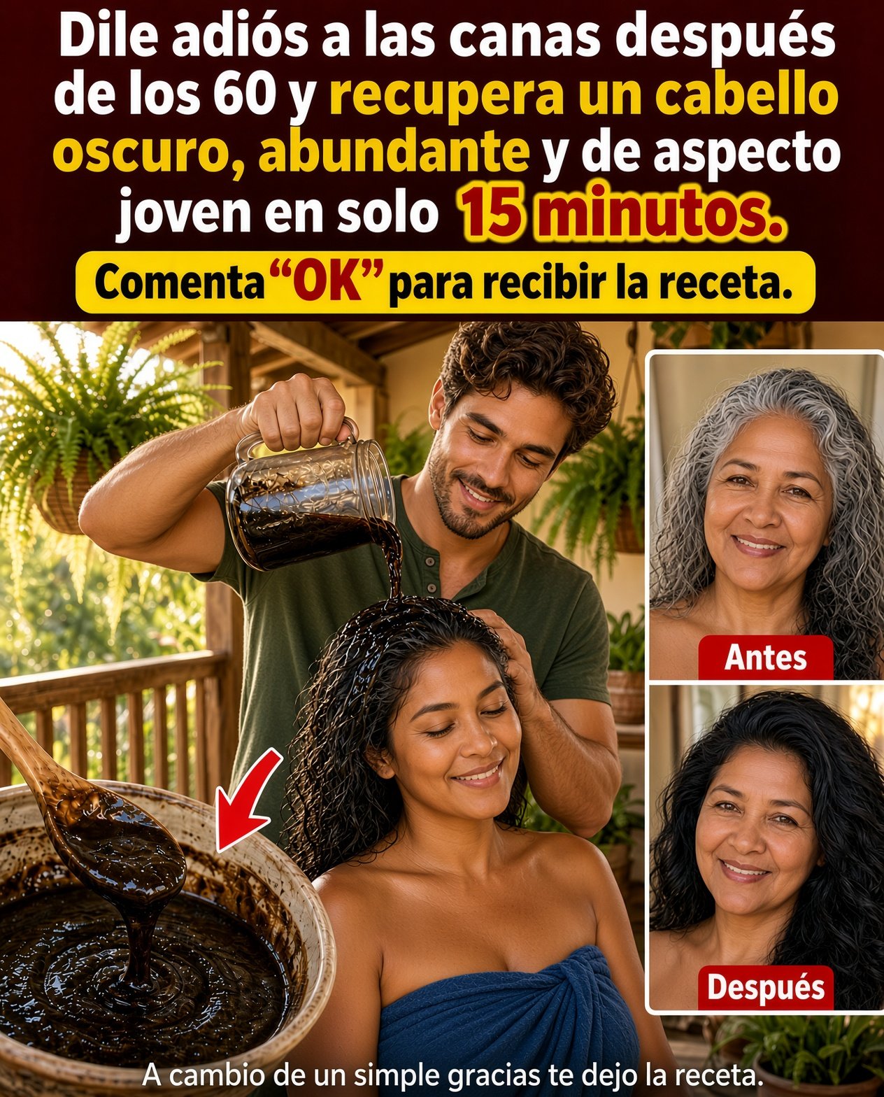 Remedios naturales para canas