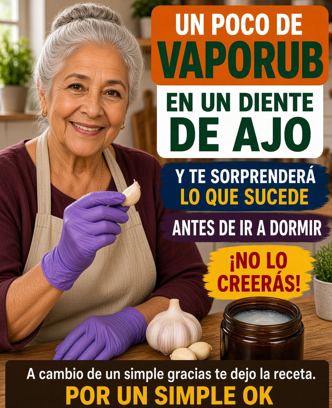 Vicks VapoRub y ajo