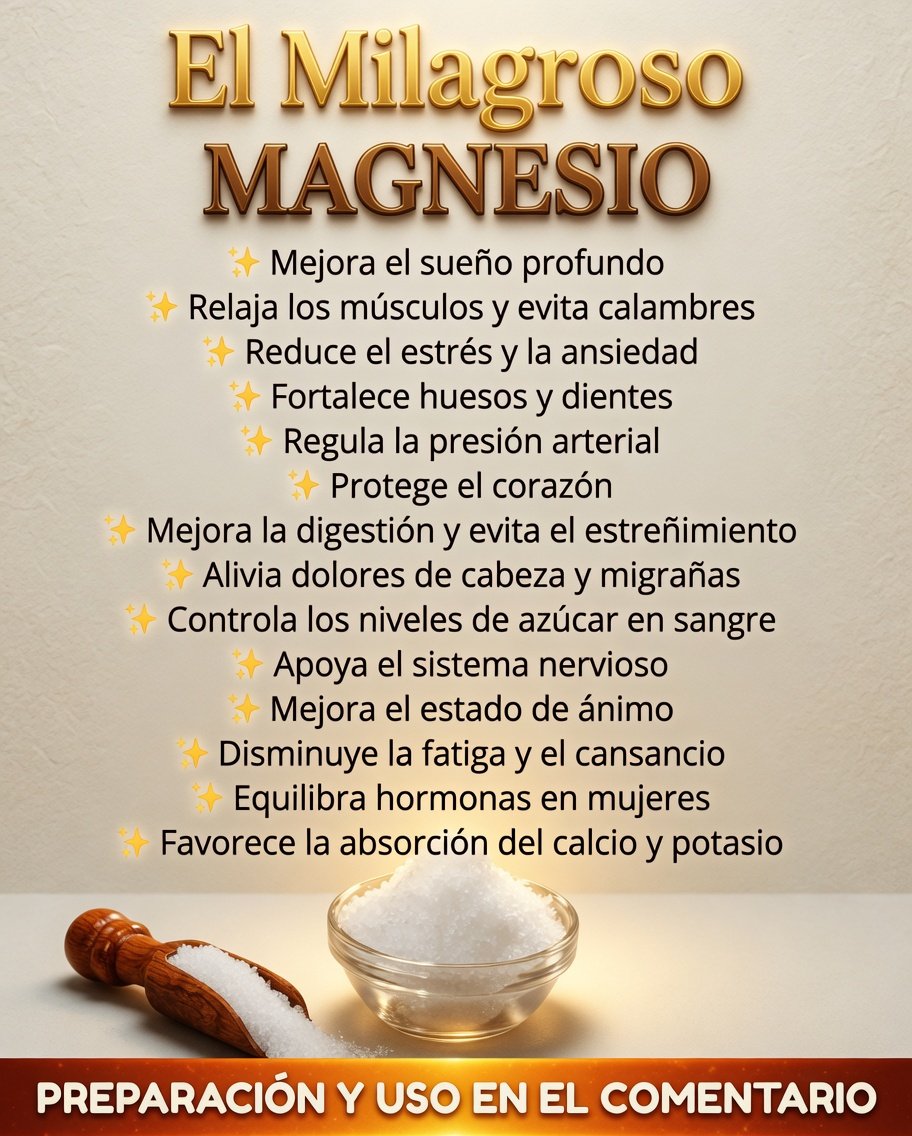 Beneficios del cloruro de magnesio