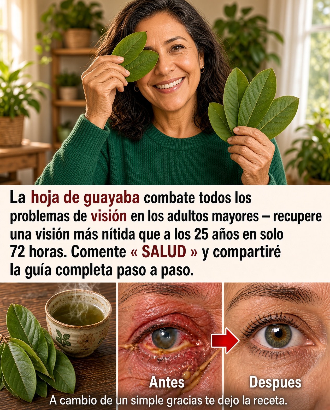 Guayaba beneficiosa para la vista