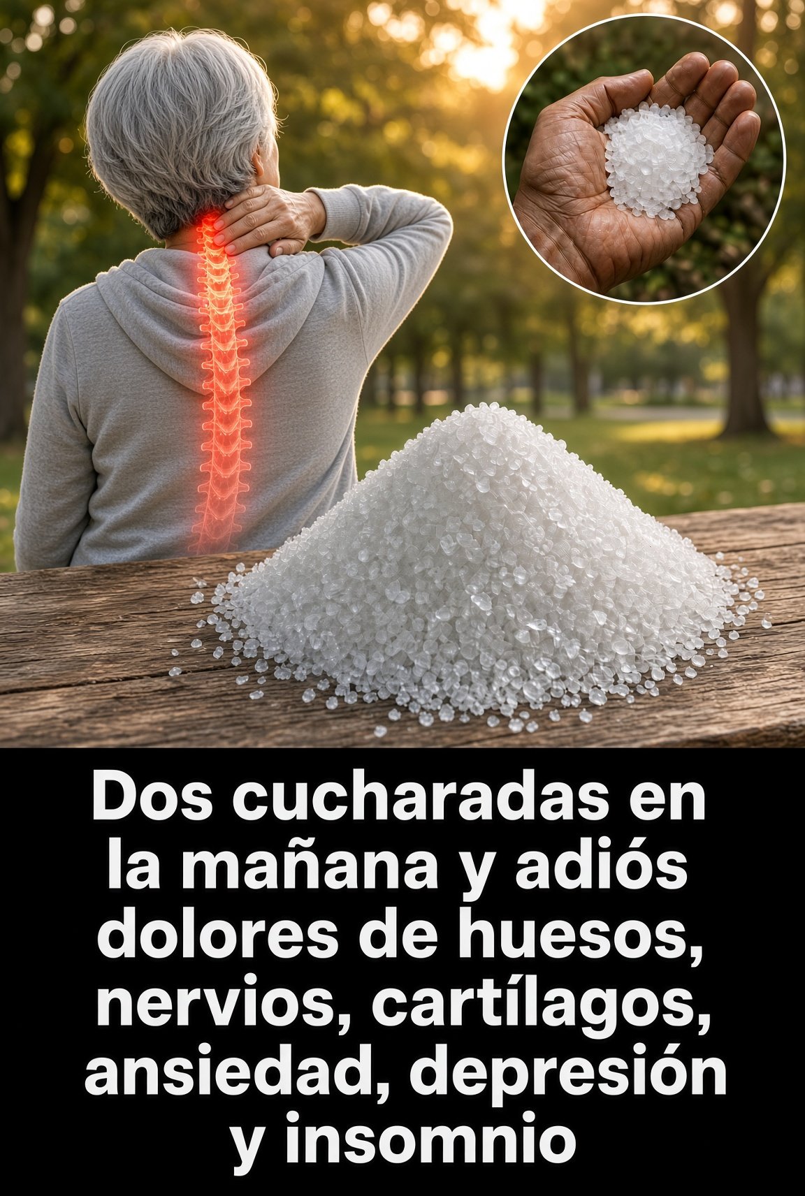 Preparación de Sal del Himalaya antes de dormir