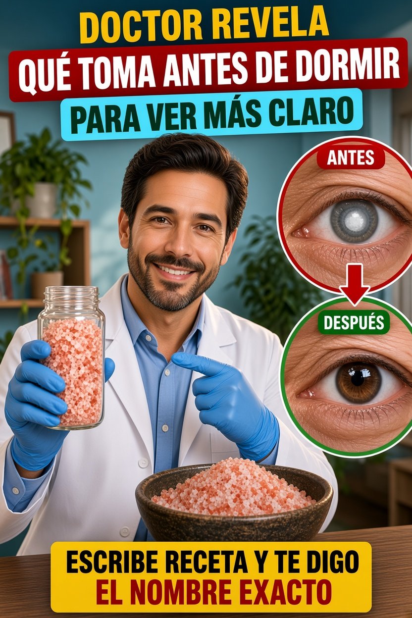 Receta de agua para mejorar la salud visual