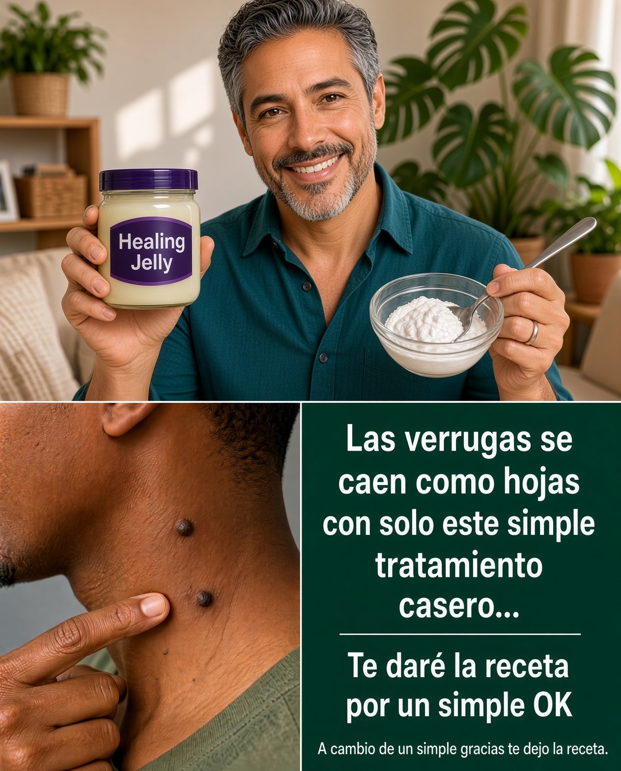Aplicación de vaselina para proteger la piel