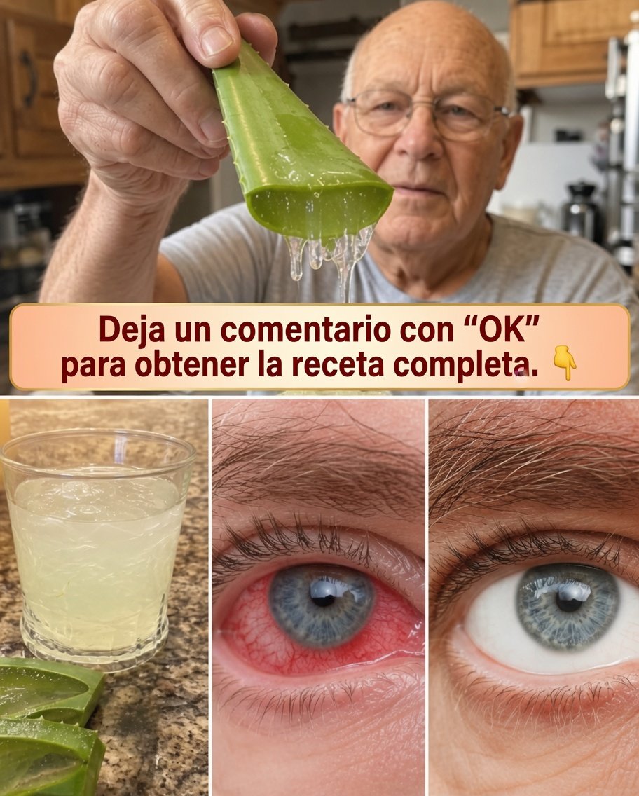 Gel de Aloe Vera para la salud ocular