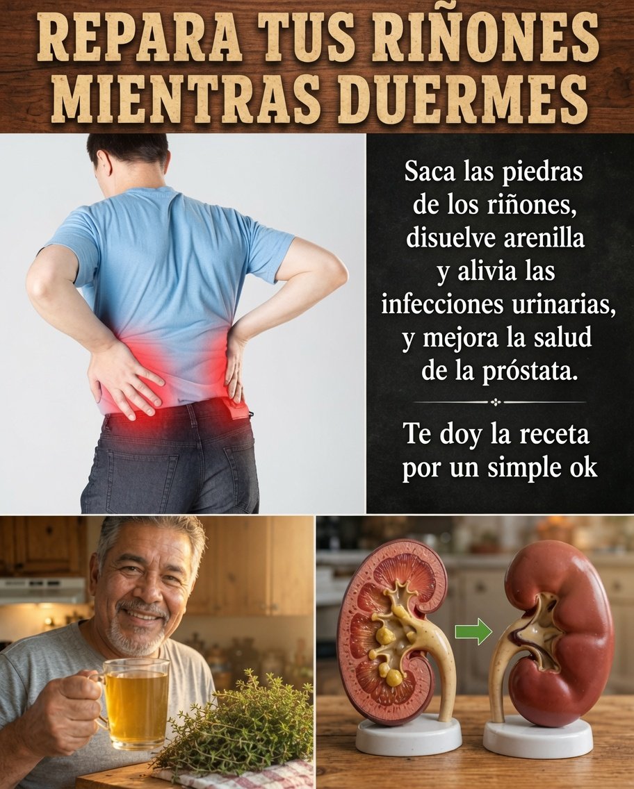Repara tus riñones mientras duermes