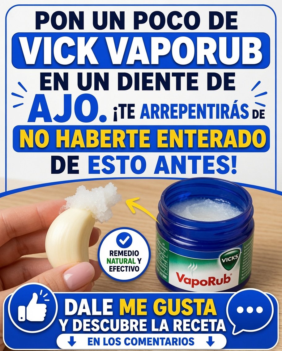 Ajo y Vick VapoRub